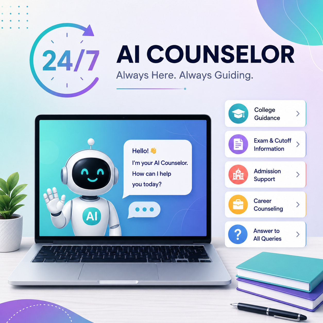 24/7 AI Counselor